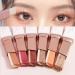 Eye Shadow Stick - 6 Colors Gradient Bicolor Eyeshadow Brightener Matte Finish Shimmer Waterproof Eyeshadow Pencil for Women Girls Eyes Makeup | Long Lasting Creamy Portable Brown Pink Natural Z/c 02#brown Coffee - Buy Online on GoSupps.com