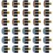 Lusofie 30Pcs 13mm Screw-on Pool Cue Tips Set for Pool and Snooker - 15 Brown, 15 Blue - Buy Online on GoSupps.com