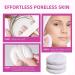 Ryaupy 6-Pack White Soft Plush Powder Puff - Fluffy Round Powder Puffs with Band for Body & Face Makeup - Perfect for Flawless Application - Buy Online on GoSupps.com