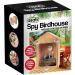 ASAB Wild Bird Watching Nesting Box Set | Birdhouse Kit with Spy Window and One Way Mirror Foil | Plastic Robin House with Wood Looking Design - Buy Online on GoSupps.com