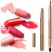 WLLHYF Professional Double Sided Retractable Lip Brush - Portable Travel Lip Makeup Applicator for Women and Girls (Gold) - Buy Online on GoSupps.com