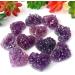 3-4cm Rough Uruguay Heart Shaped Amethyst Geode Cluster Crystals s Natural Crystal Clusters Home Decoration Natural Stones and Minerals - Buy Online on GoSupps.com