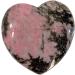 Steinfixx Rhodonite Gem Stone Heart | Healing & Chakra Stone | Massage Stone Gift for Loved Ones - International Shipping Available - Buy Online on GoSupps.com