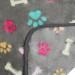 Super Soft Fluffy Fleece Pet Blanket Pack of 3 - Small Paw Design for Dogs, Puppies, and Cats - Buy Online on GoSupps.com