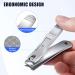 DR. MODE Nail Clippers Set - Professional Stainless Steel Fingernail & Toenail Cutters - 2 Pack with Travel Case for Men & Women - Buy Online on GoSupps.com