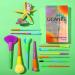UCANBE 12pcs Rainbow Makeup Brushes Set - Premium Synthetic for Face Eyes Shadow, Foundation, Blush, Eyeliner, Eyebrow - Includes Concealer and Cream Blending - Professional Make Up Brush Kit - Buy Online on GoSupps.com