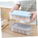 CAXUSD 1pc Box Egg Storage Box Storage Bins Eggs Egg Holder Egg Storage Holder Protective Box re-usable Blue 24x11.5cm - Buy Online on GoSupps.com