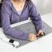 Pomurom Electric Heating Pillow for Back & Legs - 22x11 Inch 4 Timing Levels 9 Temperature Settings - US Standard (58x29cm) - Ideal for Pain Relief & Comfort - Buy Online on GoSupps.com