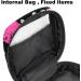 Portable Women's Binding-Storage Bags | Menstrual Cup Pocket & Pads | Perfect for Teen Girls | Stylish Black Design - Buy Online on GoSupps.com