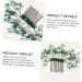 MAGICLULU Green Branches and Leaves Hair Comb Crystal Leaf Hair Comb Wedding Crystal Hair Decor Crystal Leaf Headdress Bride Hair Accessories Crystal Comb Hair Decor Wedding Hair Accessories - Buy Online on GoSupps.com