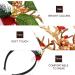 Lurrose Christmas Reindeer Antlers Headbands Branch Antler Headband Xmas Party Hair Accessories for Photo Prop - Buy Online on GoSupps.com