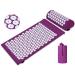 Acupressure set acupressure mat with pillows for neck and back pain magnetic field therapy and acupressure for with a carrying bag acupressure massage mat ideal for women and men suitable violet