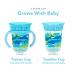 Nuby 360 Edge 2 Stage Rim Cup 8oz Dolphins Aqua - Removable Handles, Hygienic Cover | 12M+ | 240ml (80818) - Buy Online on GoSupps.com