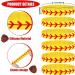 24-Piece Softball Charms Set - Yellow Softball Keychains with Wooden Bat & Silicone Bracelets for Athletes, Teams, Schools & Parties - Buy Online on GoSupps.com