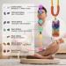 35PCS MACHSWON Healing Crystals Set with Chakra Stones, Necklace, Candles, Wooden Grid & Box for Meditation and Yoga - Buy Online on GoSupps.com