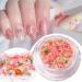 1Box 3D Dried Flower Nail Mixed Nails Art Spring Nail Craft Making Supplies Manicure Nail Decorations Nail Accessories S053A - Buy Online on GoSupps.com