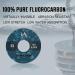 Maximumcatch Fly Fishing Fluorocarbon Leader - 4-Pack with Coil Holder for Saltwater & Freshwater - 50m (1x 2x 3x 4x) - Buy Online on GoSupps.com