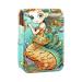 Travel Lipstick Organizer Case Lipstick Case Portable Makeup Bag With Mirror Cute Mermaid Sea Horse P835h0usgm