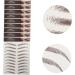 FOMIYES 9 Sheets Waterproof Eyebrow Stickers Fake Eyebrow Sticker Eyebrow Tattoos Stickers 6d Artificial 1 count (Pack of 1) Brown - Buy Online on GoSupps.com