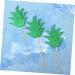 Warmhm 15pcs Fruit Cake Chic Decor Cake Picks Wedding Decor Glittery Leaf Topper Fruit Decor Leaf Cake Topper Reusable Decor Capacillos Para Cupcake Summer Party Pineapple Insert Card - Buy Online on GoSupps.com