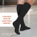 Core-Spun Padded Knee High Socks 20-30 mmHg - Large Black | Comfort & Compression for Every Step - Buy Online on GoSupps.com