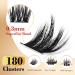 Buy Cluster Eyelash Extensions - 165 PCS DIY Wispy Soft Mink Lashes | Super Thin Band & Mixed Tray (C-8-16mix) - International Shipping Available - Buy Online on GoSupps.com