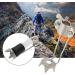 Cane Ice Grip Non Slip Crutches Ices Grips Retractable Tip Attachment Folding Falling Slipping for Mountain Climbing Outdoor Walk Jogging Travel Uneven Terrain Sand Gravel Grasses - Buy Online on GoSupps.com
