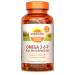 Sundown Naturals Omega 3-6-9 Flax Fish & Borage Oils 200 Softgels