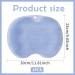 Slip-Proof Silicone Massage Pad & Back Scrubber - Relaxing Foot Brush with Suction Cup - Blue - Buy Online on GoSupps.com