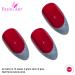 Shop Red Silver Stiletto Almond False Nails - 24 Bling Art Artificial Nails with Glue for Perfect Manicure | International Shipping Available - Buy Online on GoSupps.com