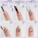20PCS White Pink Planet Nail Charms - 3D Saturn Shape Rhinestones for Manicure DIY Craft - Buy Online on GoSupps.com