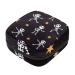 Guantierendiy Skeleton Skull Pattern Sanitary Napkin Storage Bag Large Capacity Menstrual Cup Pouch Girls Travel Portable Small Makeup Sanitary Pads Organizer Color 2