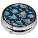 Manatee Round Pill Box - 3 Compartment Portable Travel Organizer for Vitamins & Medicine - Buy Online on GoSupps.com