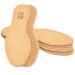 Sulpo 3 pairs insoles made of vegetable tanned leather - inserts with natural cork against sweating feet for women and gentlemen anti -sweat soul absorber soles - cork inserts cork with leather 36