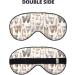 Buy Cute Floral Alpaca Llama Double-Sided Eye Mask | Unisex Night Sleeping Mask for Comfortable Sleep - Buy Online on GoSupps.com