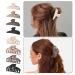 8 Pack 4.3 Inch Large Hair Claw Clips for Women - Strong Hold Jaw Clips for Thick Hair, Neutral Colors - Ideal for Thin Hair and Sailboat Styles - Buy Online on GoSupps.com