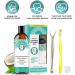 Mouthwash - 237 ml of natural alcohol-free mouthwash for cleaning teeth | with tongue scraper and toothbrush for oral hygiene health and repairing dry teeth - Buy Online on GoSupps.com