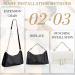 24 Pcs Purse Chain Strap D Ring Rivets Set Flat Purse Strap Extender Replacement Crossbody Chain Metal D Ring Stud Screw Post Head Buttons Handbag Chains Accessories for DIY Wallet Shoulder Bag Multicolor - Buy Online on GoSupps.com