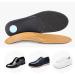 Orthotic Leather Insoles for Plantar Fasciitis Relief | Arch Support Inserts for Flat Feet | Thin Shoe Pads with Semi-Rigid Support - Buy Online on GoSupps.com