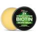 2X Thickening Biotin Beard Balm-Styles Growth Strengthens & Softens Beards and Mustaches - Natural Beard Conditioner Wax with Organic Shea Butter Argan & Jojoba Oils