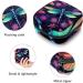 Anna Cowper Neon Flower Portable Period Pocket - Stylish Menstrual Cup & Tampon Bag for Women and Teens - Multicolored Bandage Storage Holder - Buy Online on GoSupps.com