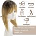 Hair Toppers 16 inches for Women Hair Pieces for Women with Multiple Non-slip Clips and Lace Base Clip in Synthethic Hair Toppers for Thinning Hair Ombre Brown Blonde Women Wiglets with Bangs - Buy Online on GoSupps.com
