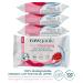 Rawganic Anti-Aging Hydrating Facial Wipes - Fragrance-Free Organic Cotton with Pomegranate & Aloe Vera (Pack of 4, 25 Count) - Buy Online on GoSupps.com