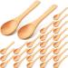 36 Pieces Small Wooden Spoons Wooden Makeup Spatulas Wooden Cosmetic Spoons Mini Nature Wooden Beauty Scoop for Women Girls Mixing Makeup Facial Cosmetic Skin Care