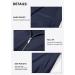 Magcomsen Men's Light Bomber Jacket | Thin Blouson for Summer | Casual Sporty Flyer with Multi Bags | 3XL Dark Blue - International Shipping Available - Buy Online on GoSupps.com