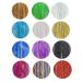 Sparkling Hair Tinsel Strands Kit - 47 Inch, 2400 Strands, 12 Colors - Buy Online on GoSupps.com