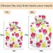 Buy Naanle Hot Water Bottle - Yellow & Red Flowers | 2L Heat Bottle for Pain Relief Warmer & Cold Therapy - Buy Online on GoSupps.com