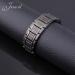 Jeracol Men's Titanium Steel Magnet Bracelet | Ultra Strength 3500 Gauss | Adjustable Healing Jewelry Gift Box - Buy Online on GoSupps.com
