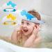 2 Pack Baby Shower Cap for Kids - Dinosaur Design | Toddler Bath Hat and Shampoo Shield | Head Protector for Safe Hair Washing | Blue - Buy Online on GoSupps.com