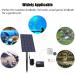 Decdeal Solar Pond Aerator Air Pump - Night & Day Oxygen Pump for Garden Pond & Aquarium - Buy Online on GoSupps.com
